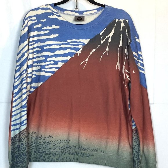 Mr. GuGu & Miss Go long sleeve Mountain Graphic Sweater XXL - Picture 1 of 9
